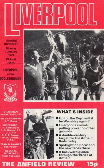 Match programme